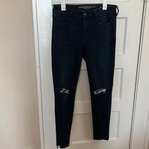 High-rise American Eagle Dark Wash Jegging